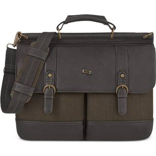 Solo Thompson 15,6-tommer dokumentmappe med polstret b?rbar rum brun