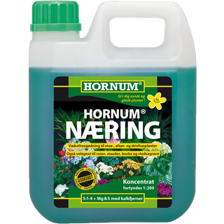 Flydende gødning - Drivhusgødning og frilandsgødning 1 liter - Hornum næring