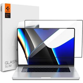 Spigen tempereret glassk?rmbeskytter [Glastr Slim] designet til MacBook Pro 16 tommer (M3 / M3 Pro / M3 Max / M2 Pro / M2 Max / M1 Pro / M1 Max)