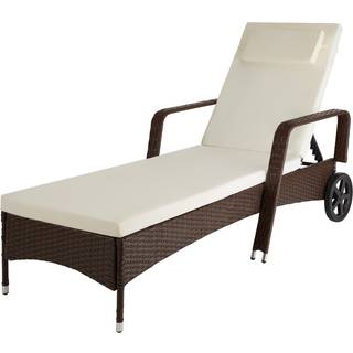 Polyrattan solseng Cassis - lysegrå