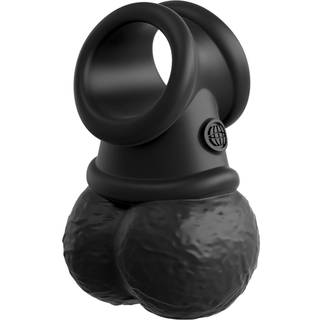 Penisring The Crown Jewels - Vibrating Swinging Balls med vibro testikler (295 g)