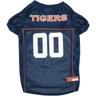 K?ledyrs f?rste NCAA College Auburn Tigers Mesh Jersey for Dogs & Cats X-Large. Licenseret Big Dog Jersey med dit foretrukne fodbold/basketball c