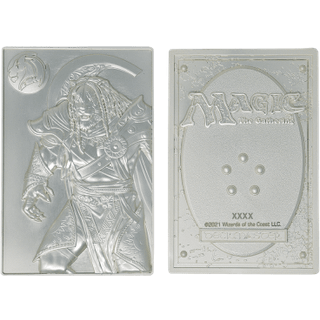 MAGIC THE GATHERING - Ajani Goldmane - Silver Plated Card Collector