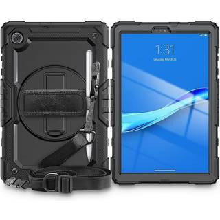 Lenovo Tab M10 HD (2. Gen.) 10.1" (TB-X306F) Håndværker Cover m. Beskyttelsesfilm fra Tech-Protect Solid360  - Sort