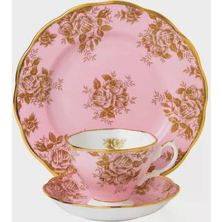Royal Albert 100 ?r 1960 3-delt s?t (TEACUP SAUCER & PLATE 8 """")