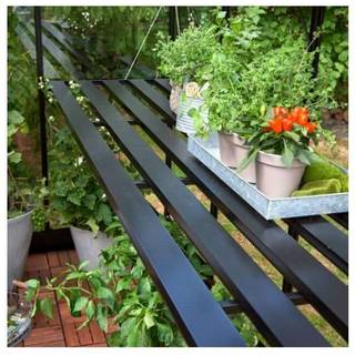 Juliana Lamelbord integreret - Grand Oase 18,8 m² - sort - F04548