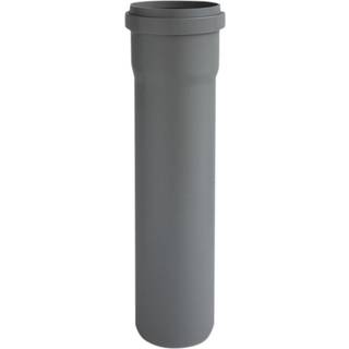 Nicoll HTP afløbsrør med muffe Ø110 mm 50 cm grå