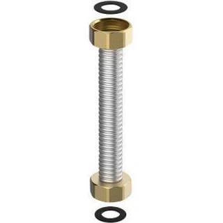 Flamco stålflex tilslutningsslange 1.1/2'' DN32x1000mm. Rustfrit stål 306L (1.4404)