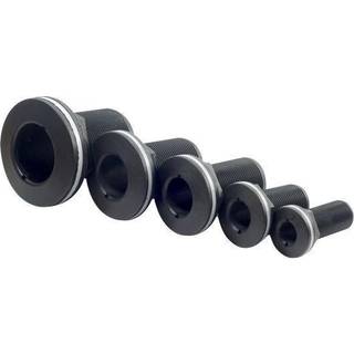 Gevind skroggennemføring TruDesign Skin Fittings Domed Standard, komposit, kuplet, 65 mm, G 1/2" (BSP), sort