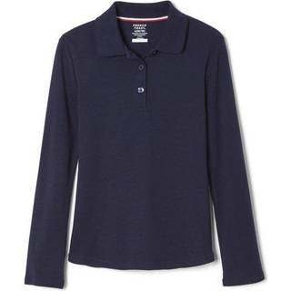 Fransk toastpiger Uniform lang?rmet med Picot Collar (Standard & Plus) Polo Shirt Navy 10 12 US