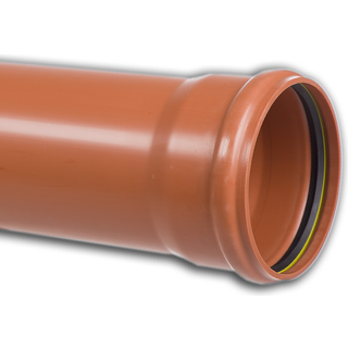 PVC-U sewage pipe, SN8 160x4,7x3000, with DIN-LOCK seal and socket