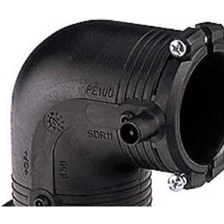 Georg Fischer ELGEF Plus PE El-svejsevinkel 63 mm 90° PN16 PE100-SDR11. Med integreret holdeværktøj