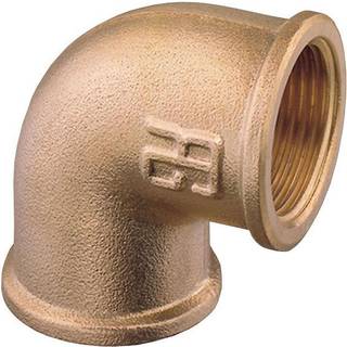 Rørvinkel Guidi 90° Elbow Female/Female, messing, vinklet 90°, 2 1/2" G (BSP) (indvendig) til 2 1/2" G (BSP) (indvendig)