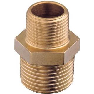 Reduceringsnippel Guidi Reducing Nipple, messing, 2" G (BSP) til 1 1/2" G (BSP)