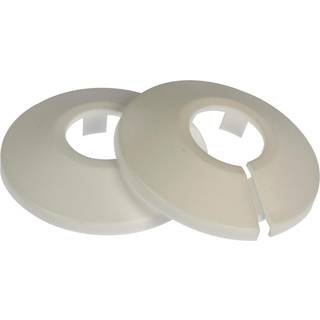 Plastroset 1/2" hvid - 2 stk.