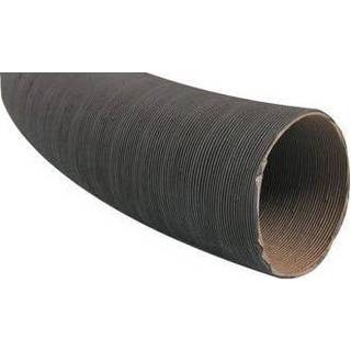Varmluftsslange, 60 mm (2 3/8"), 2 meter, sort