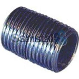 Nippelrør smsk 1/4'' sort