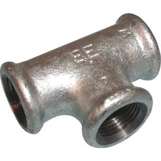 Galvaniseret T-stykke 1/2"