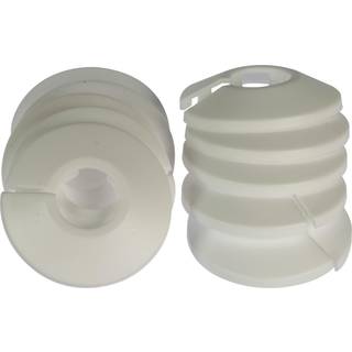 Plastroset 1/2" hvid - 10 stk.