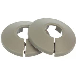 Plastroset 3/8" grå - 2 stk.