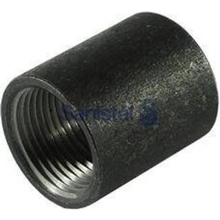 Muffe 21/2'' sort smedet