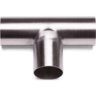 T-stykke DS LIGE 316L SATIN Ø76X2,0