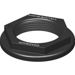 Kontramøtrik til bordgennemføring TruDesign Nut Backing, komposit, sort, passer til 1 1/4" G (BSP)