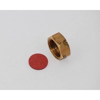 Slutmuffe 1/2" Forkromet messing