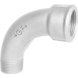 Bøjning 21/2'' 90gr lang muf/nip galv