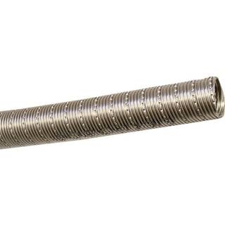 Røggasslange / udstødningsslange til dieselvarmer Webasto, rustfrit stål, Ø22 mm, 1 meter, sølv