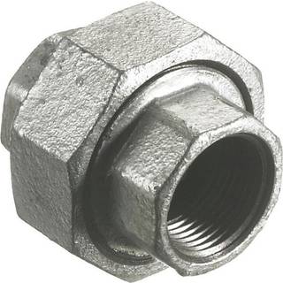Galvaniseret union 1/2" - muffe/muffe