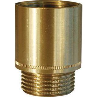 haneforlænger 3/8'' x 30 mm, muffe/nippel, rå messing