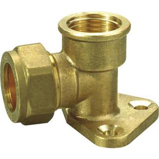Dækvinkel klemring messing 1/2" x 15 mm