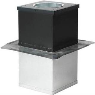 Exhausto taggennemføring | TGK - Ø200 mm - 60° - Zink flange