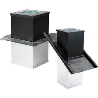 Exhausto taggennemføring | TGK - Ø250 mm - 55° - Zink flange