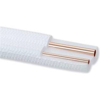 Isolerede dobbelt-rør 1/4"-1/2" 20 meter