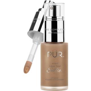 PR Mineraler 4-i-1 elsker dit selfie Longwear Foundation & Concealer Fuld d?kning Liquid Foundation Fugtering Formula Grusomy GRATIS