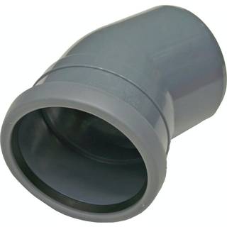 Gelia Afløbsbøjning 30° PP, indvendigt afløb 50 mm, 30 gr, 1 muff