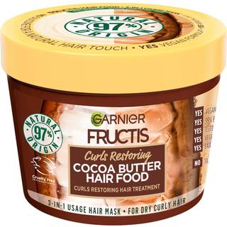 Garnier fructis curls restoring cocoa butter hair food 3 in 1 usage hair mask 390ml