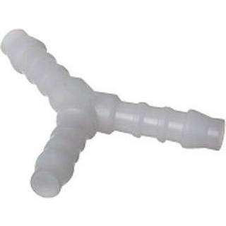 Y-slangekobling, plast, 19 mm (3/4") slange, plast, hvid