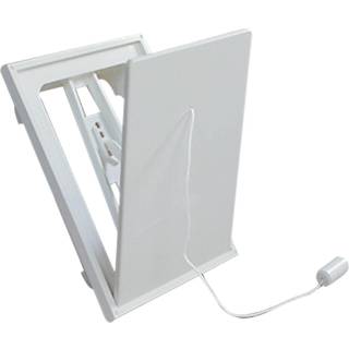 Flexit 02024 Klapventil hvid, plast 150 x 150 mm