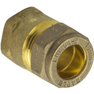 Overgangsmuffe 1/2" x 15 mm messing