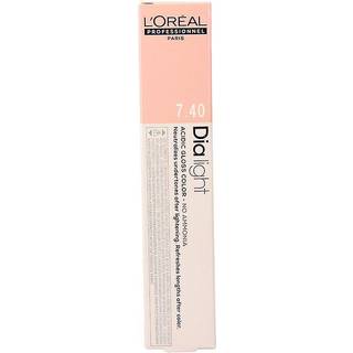 L’Oréal Professionnel Dia Light Permanent hårfarve Ammoniakfri Skygge 7.40 Biondo Ramato Intenso 50 ml - 50 ml