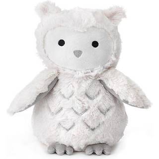 Lams & Ivy Luna White/Gray Plush Owl Fyld Animal - Luna (740043o)