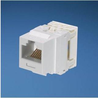 PANDUIT Modular jack KAT6 UTP netkey hvid