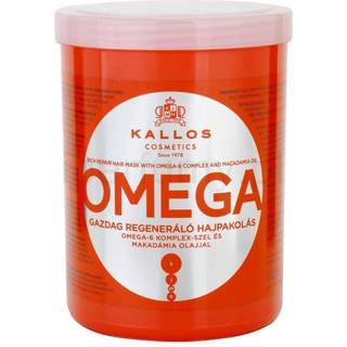 Kallos KJMN Professional Omega Nærende hårmaske Med omega-6 fedtsyre og macadamiaolie 1000 ml - 1000 ml
