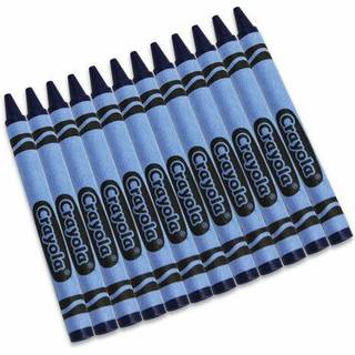 Crayola farveblyanter i bl? bulk -farveblyanter 12 t?ller