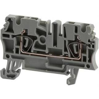 Rockwell Gennemgangsklemme fjeder, 2.5mm, grå