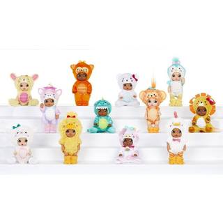 Baby f?dt overraskende dyrebabyer serie 5/ pakker overraskelser; Samlible baby dukker m/bl?d swaddle og bunny pose; dinosaur enhj?rning l?ve ping