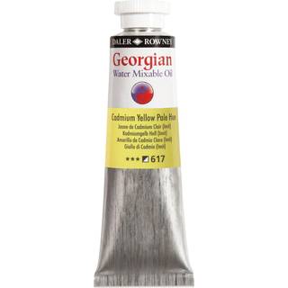 Georgian Water Mixable Oil Colour, vandopløselig oliefarve 37 ml Cadmium Yellow Pale Hue 617